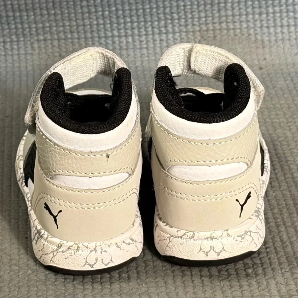 Puma Toddler Rebound Mid Layup Marble Athletic Shoes Size 5C‎